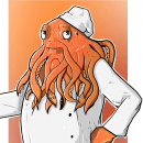Octopus Chef. Un proyecto de Ilustración tradicional de Eduardo Arcas - 25.01.2022