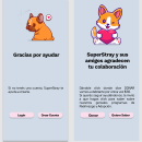 SuperStray App - Donación, adopción y padrinazgo de perritos . UX / UI, Design de apps, e Escrita criativa				 projeto de Paulina Karadagian - 25.01.2022