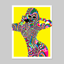 Arctic Monkeys New York Screen Printed Poster. Een project van  Ontwerp, Traditionele illustratie,  Reclame,  Muziek, Grafisch ontwerp y Zeefdruk van Dan Stiles - 01.06.2016