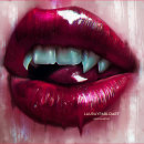 Vampire Lips. Traditional illustration, Digital Illustration, Realistic Drawing, Digital Drawing, and Digital Painting project by Laura Leiva - 01.25.2022