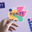 hunty. Un progetto di Design, Br, ing, Br, identit, Graphic design, Naming e Design di loghi di LaValentina - 02.02.2022