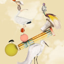 Absurdos equilibrios. Un projet de Illustration traditionnelle , et Collage de Andres Marti - 03.02.2022