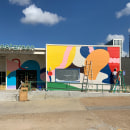 Sweetgreen Houston Mural. Projekt z dziedziny Trad, c, jna ilustracja i Instalacje użytkownika Ohni Lisle - 01.09.2019