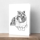 Shetland Sheepdog. Un proyecto de Ilustración con tinta de Caitlin Eileen - 06.02.2022