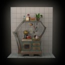 The Chef's Kitchen. 3D, Modelagem 3D, e Design de espaços projeto de alextefo - 29.01.2022