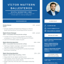 CV - Víctor Aitor Mattern Ballesteros. Marketing digital, e Comunicação projeto de Víctor Aitor Mattern Ballesteros - 10.04.2021