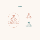 Tropico Branding. Direção de arte, Br, ing e Identidade, e Design gráfico projeto de Aneta Hovhannisyan - 24.01.2022
