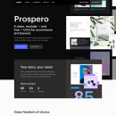 Prospero UI Kit (for Webflow). Een project van Webdesign y  Webdevelopment van Jan Losert - 01.12.2019