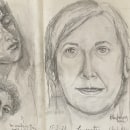 My project in Portrait Sketchbooking: Explore the Human Face course. Un proyecto de Bocetado, Dibujo, Dibujo de Retrato, Dibujo artístico y Sketchbook de AsimaFrancesX. SaadMaura - 10.02.2022