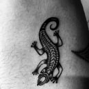 Gecko . Desenho de tatuagens projeto de Daniel Rodriguez - 12.02.2022