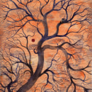 L'arbre sans fin. Projekt z dziedziny Trad, c i jna ilustracja użytkownika Jean Mallard - 14.02.2022