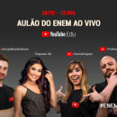 YouTube Educação - Aulão do ENEM. Br, ing, Identit, Education, and Communication project by Thiago Delfino - 02.14.2022