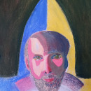 Robert adams, a spiritual teacher. Un projet de Peinture de Isar Margulis - 16.02.2022