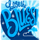 Lose the blues. Traditional illustration, Editorial Design, Graphic Design, Screen Printing, T, pograph, Lettering, Drawing, and Poster Design project by Andy Smith - 02.16.2022