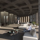 Primera propuesta espacio biblioteca publica (con postproducción). Un proyecto de Arquitectura, Arquitectura interior y Diseño de interiores de michelle palma negrete - 19.02.2022