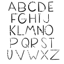 Morse Code Alphabet. Lettering projeto de elizabeth.beato - 19.02.2022