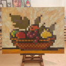 "A Video Game Life". Painting, Video Games, and Pixel Art project by Mattia Zarini - 02.18.2022