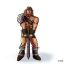 Barbarian, DnD. Traditional illustration project by Maria Ramos Anguio - 02.21.2022