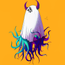 Ghostopus. Projekt z dziedziny Trad, c i jna ilustracja użytkownika Fernando Mera - 23.02.2022