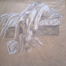 Desnudo con carbonilla y creta blanca . Pencil Drawing project by Stephani Daiana Garcia Reyes - 10.31.2021