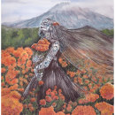 MUERTE. Un proyecto de Ilustración tradicional, Pintura a la acuarela e Ilustración botánica de Estrella Rubilar - 07.03.2021