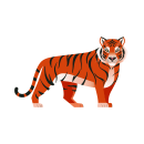 Tiger. Traditional illustration project by valerie_veine - 02.26.2022