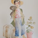 My project in Illustration and Character Development with Watercolor course. Un proyecto de Ilustración tradicional, Diseño de personajes, Pintura y Pintura a la acuarela de Dalia Ramirez - 27.02.2022