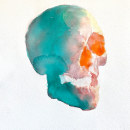 Skulls. Illustration, Fine Arts, Watercolor Painting, Artistic Drawing, Oil Painting, and Gouache Painting project by Rodrigo Hurtado - 03.02.2022