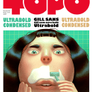 TOPO Magazine - Cover Art. Ilustração tradicional, Pintura digital e Ilustração editorial projeto de Alex Kiesling - 04.03.2022