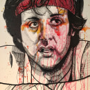 Rocky per privato. Ilustração de retrato projeto de Sara Paglia - 07.03.2022
