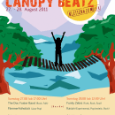 Cartel para festival Canopy Beatz (Leipizg, Alemania). Design projeto de Alba Lou - 08.03.2022