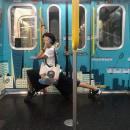 Subway poster and Wallpaper for the New York City  Metropolitan Transportation Authority . Projekt z dziedziny Design, Trad, c, jna ilustracja i Projektowanie produktowe użytkownika James Yang - 22.08.2016