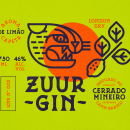 Zuur Gin • Identidade e Embalagem Ein Projekt aus dem Bereich Design, Traditionelle Illustration, Br, ing und Identität und Verpackung von zumberto - 12.03.2022