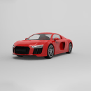 Proyecto Final - Audi R8. 3D, and 3D Modeling project by Iván Chávez - 03.16.2022