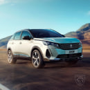 Peugeot 3008 HYBRID4. Traditional illustration, Advertising, and 3D project by David Vega Palacios - 01.27.2022