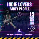 Piezas gráficas on-off promoción Fiesta Indie Lovers. Music, Graphic Design, Web Design, and Social Media project by Sergi Vidal Paris - 03.15.2022