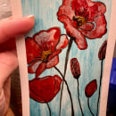 Watercolored Poppies . Ilustração tradicional projeto de Ivy Sheppard - 28.02.2022