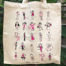 Tote Bags Personalizada para regalo. Traditional illustration, Screen Printing, and Printing project by Dinamo Kids - 03.30.2022