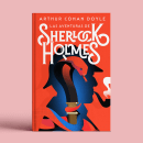Sherlock Holmes Covers. Ilustração, e Lettering projeto de Birgit Palma - 04.12.2021