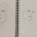 Mi Proyecto del curso: Sketchbook de retrato: explora el rostro humano. Sketching, Drawing, Portrait Drawing, Artistic Drawing, and Sketchbook project by Jaiver Pardo - 04.04.2022