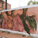 Mural 'A Ponte'. Street Art project by Priscila Barbosa - 04.05.2022