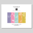 UNIQUE. . Un proyecto de Diseño y Diseño gráfico de Stefania Barrera - 06.04.2022
