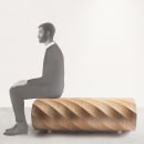 Twisted Tables | Twisted Wood textiles. Design de produtos, e Design têxtil projeto de Tesler + Mendelovitch - 03.04.2022