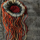Embroidery jeans. Artesanato projeto de Ana M Pena - 19.04.2019