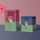 Hibis tea marca de té de flores . Un proyecto de Diseño, Br, ing e Identidad, Packaging e Ilustración vectorial de Paolita Frías - 08.04.2022