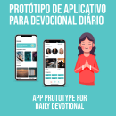 Meu projeto do curso: Design de aplicativos: Protótipo de aplicativo para Devocional. UX / UI, Mobile Design, App Design, and Digital Product Design project by Lucas Ribeiro de Aguiar - 04.11.2022
