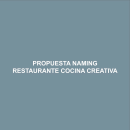 Naiming restaurante de tapas. Advertising, Br, ing, Identit, Creative Consulting, Design Management, and Naming project by Silvia Durán Pérez - 04.12.2022