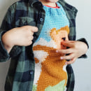 Mi Proyecto del curso: Tapestry: técnica de crochet para dibujar con hilos. Design de acessórios, Moda, Pattern Design, Tecido, DIY, Crochê, e Design têxtil projeto de Male Alonso - 30.03.2022