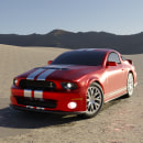 Shelby GT500. 3D, and 3D Modeling project by José David Torres Adelantado - 04.15.2022