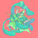 Venus Garden. Un progetto di Illustrazione, Street Art, Disegno, Illustrazione digitale, Disegno digitale e Design floreale e vegetale di Enrique Montiel Ayala - 31.12.2020